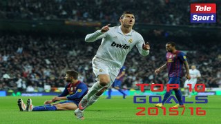 Cristiano Ronaldo ● Top 10 Goals 2015/16 HD ● Telesport.al