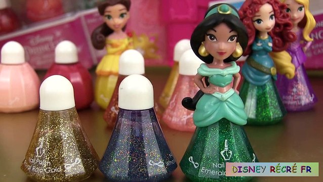 Disney Princess Makeup Set Coffret Maquillage Little Kingdom Nail Polish Vernis Brillant à lèvres