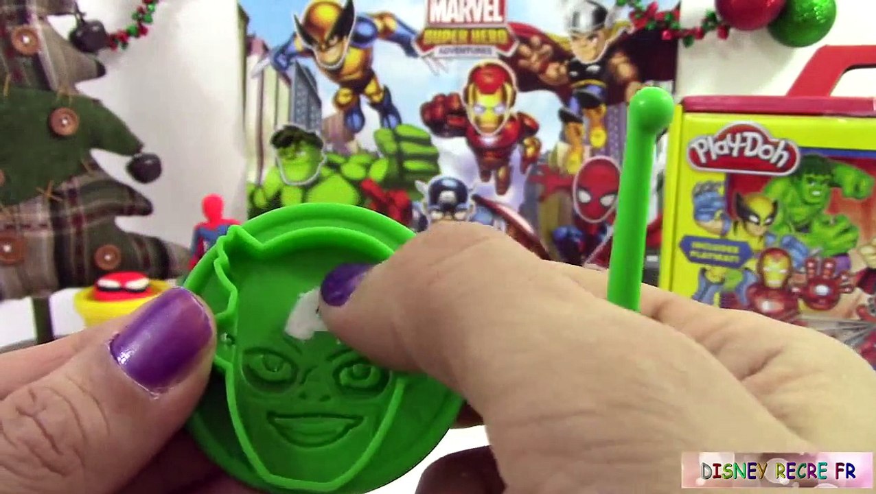 Pâte à modeler Super Héros de Marvel Spiderman Incroyable Hulk Ironman Wolverine Thor Playdoh