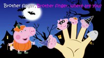 Peppa Pig Halloween Finger Family Nursery Rhymes Lyrics