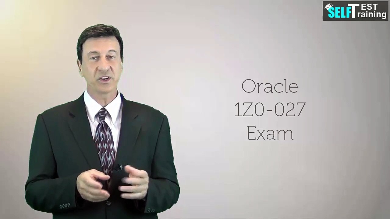 Oracle 1Z0-027 Exadata X3 and X4 Administrator Exam