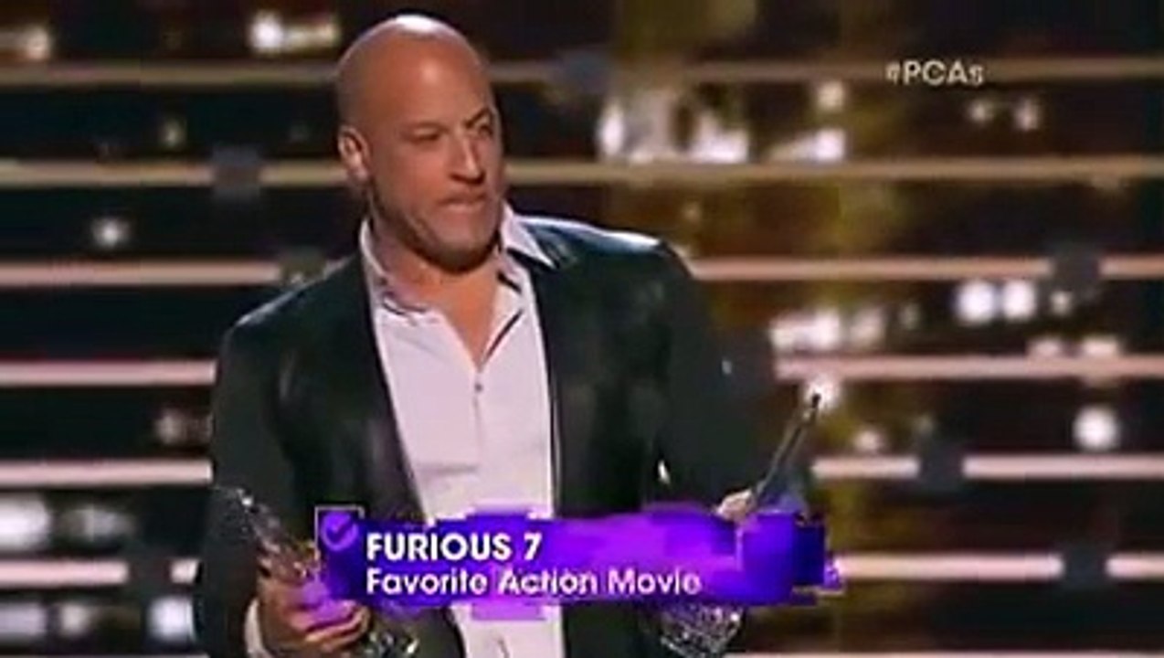 Best Part Of People's Choice Awards 2016 - Vin Diesel Speech & Jordan Smith's Performance