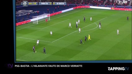 PSG – Bastia : L’hilarante faute de Marco Verratti (vidéo)
