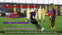 How To Shoot Like Marco Reus  Top Spin Free Kick Tutorial  freekickerz