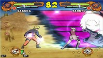 NARUTO SHIPPUDEN Ultimate Ninja 4 - Sakura VS Naruto