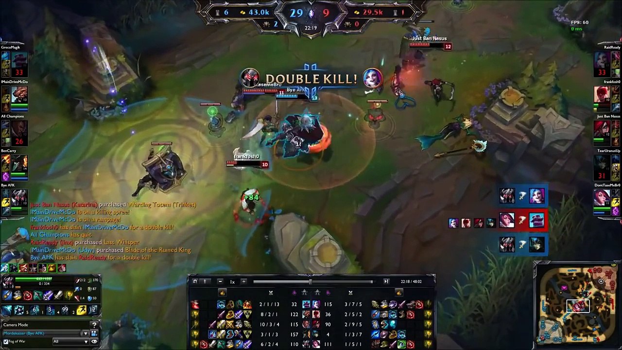 League of Legends - Top 10 Pentakills - August, 2015 (League of Legends)