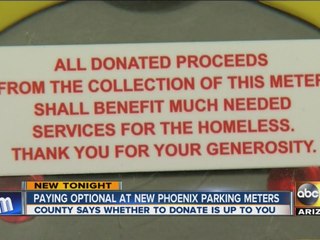 Paying optional at new Phoenix parking meters