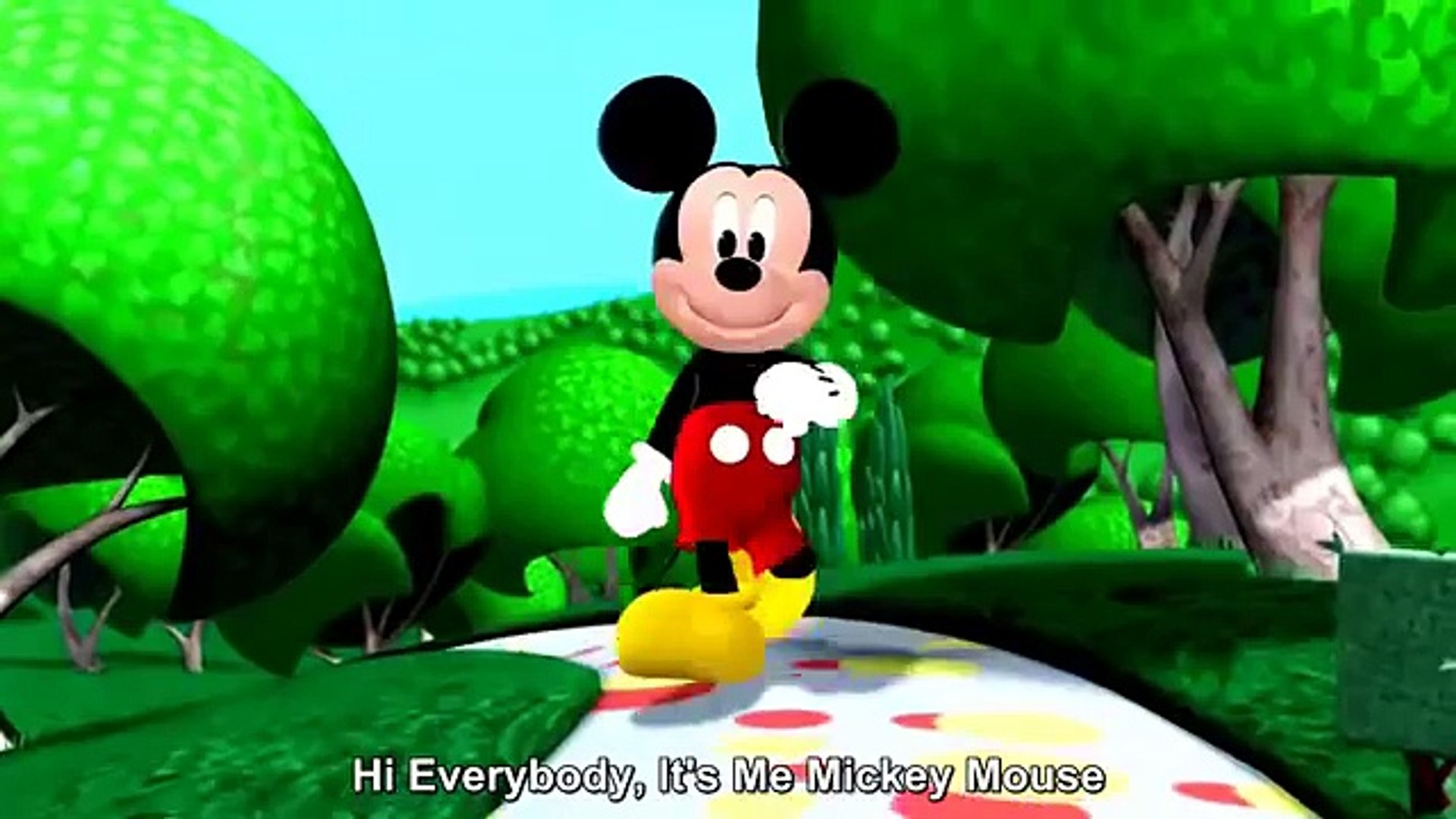 Mickey Mouse Clubhouse Theme Song Hd Lyrics Dailymotion Video