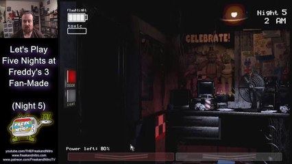 WHAT THE F@*K WAS THAT??! | Let's Play Five Nights at Freddy's 3 Fan-Made (Night 5)