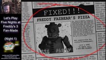 That Stupid Puppet! | Let's Play Five Nights at Freddy's 3 Fan-Made (Night 1)