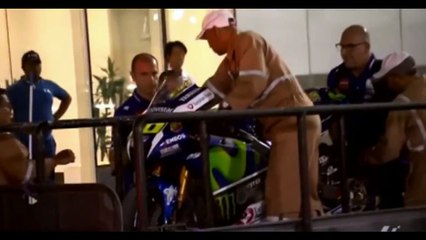 Valentino Rossi Crash (Jatuh) di Hari Pertama Tes Pra Musim GP Losail_ Qat