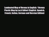 PDF Laminated Map of Verona in English / Verona Plastic Map by Lozzi Editori (English Spanish