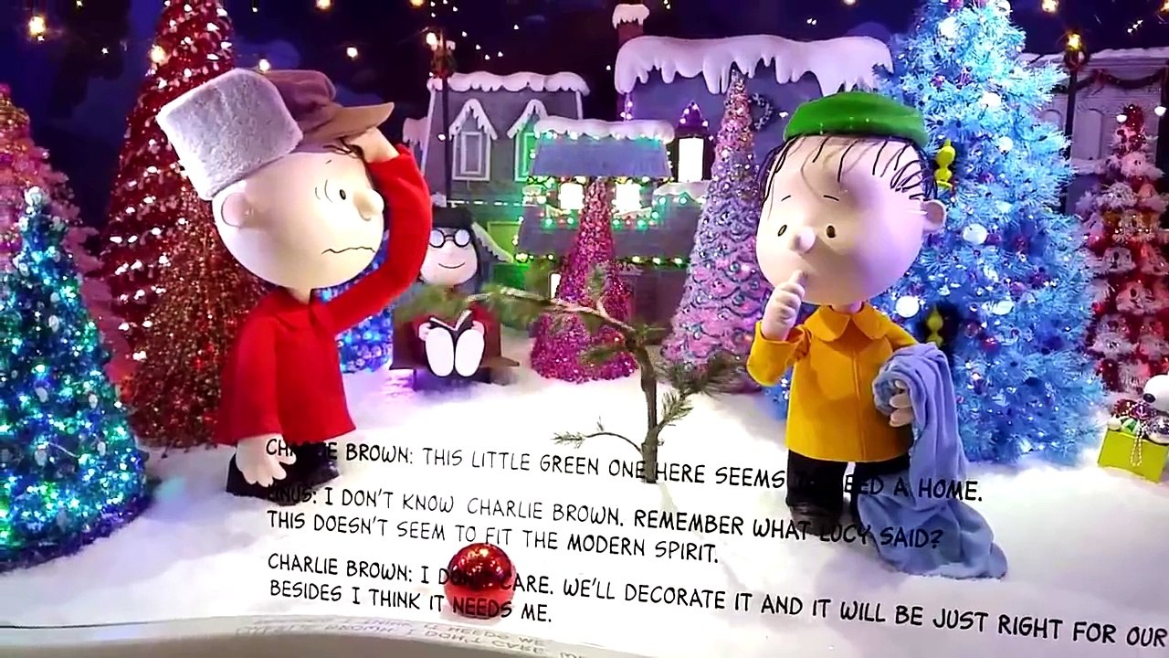 2015 Macys NYC Holiday Windows celebrate A Charlie Brown Christmas