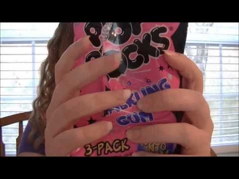 ASMR Inaudible/Unintelligible Whispering + Eating Pop Rocks + Chewing Gum