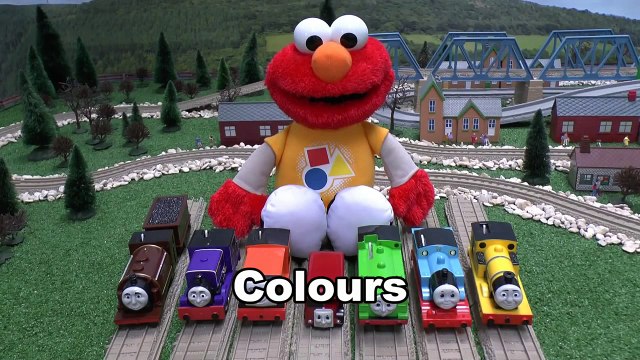 Learn Colors with Sesame Street Rockin Elmo Toy Cookie Monster Thomas & Friends Colours S