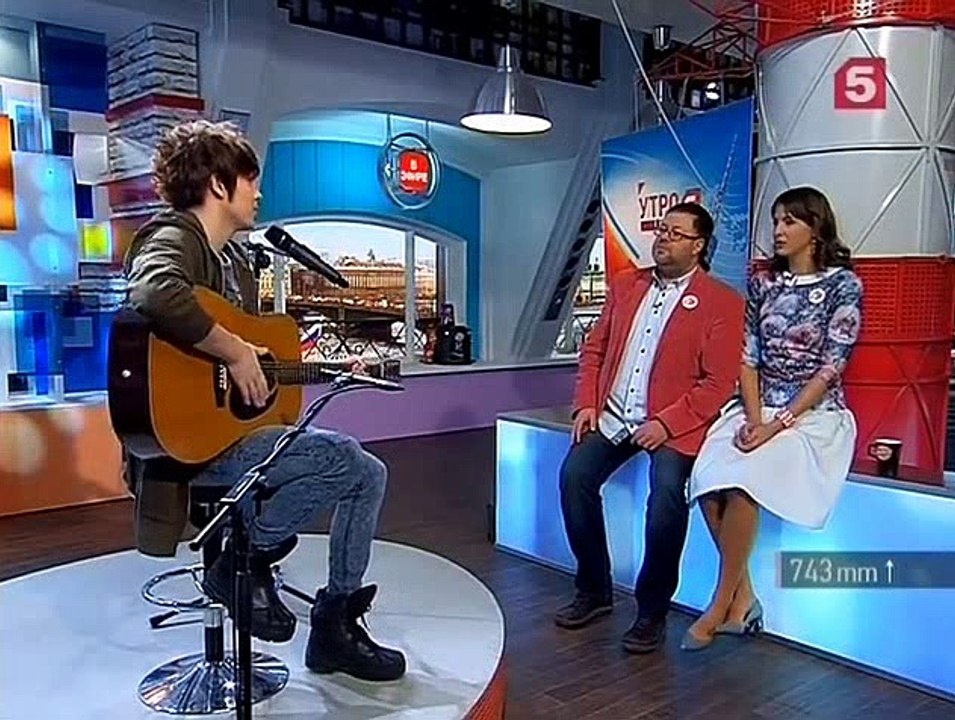 Александр Бон в программе «Утро на 5», часть 2 (5 канал, СПб, 3.03.2016)