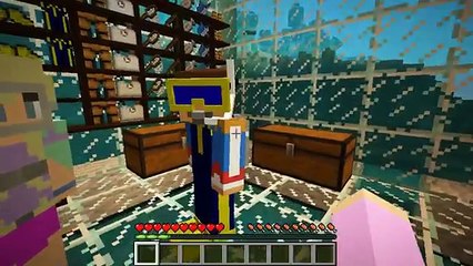 Minecraft - DATE NIGHT  SCUBA DIVING SHARK ATTACK!