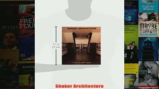 Download PDF  Shaker Architecture FULL FREE