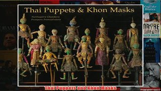 Download PDF  Thai Puppets and Khon Masks FULL FREE