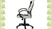 Robas Lund 62521SW2 - Silla de escritorio de oficina color negro / blanco
