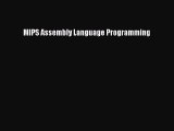 Read MIPS Assembly Language Programming Ebook Free