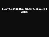 Read CompTIA A+ 220-801 and 220-802 Cert Guide (3rd Edition) Ebook Free