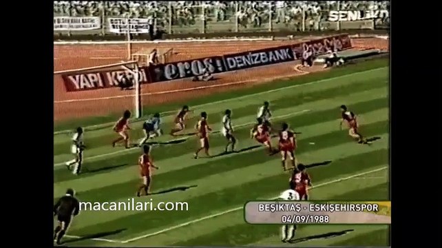 04.09.1988 - 1988-1989 Turkish 1st League Matchday 3 Beşiktaş 3-0 Eskişehirspor