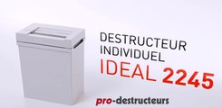 Destructeur de documents IDEAL 2245
