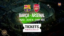 Barça – Arsenal: viu l’experiència més exclusiva. Entrades disponibles.