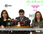 Demirtaş: Her gün saat 16.00'da demokratik tepkimiz sürecek