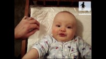 Baby boy makes the same sound his butt makes and throws up _ Funny Accidents _ toddletale