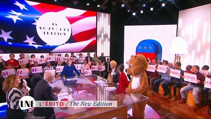 Daphné Bürki se déguise en Hillary Clinton dans La Nouvelle Édition