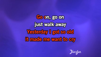 Karaoke In Between Days - The Cure *