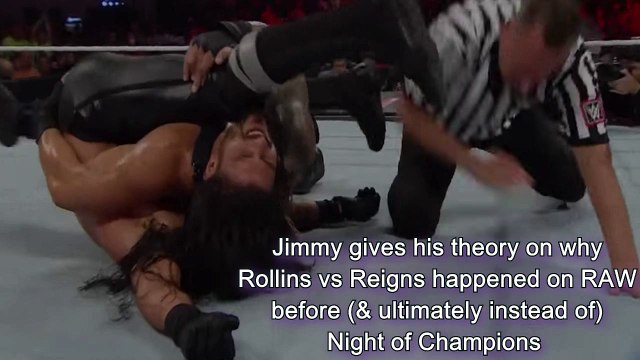 JOB'd Out - Reigns vs Rollins BEFORE Night of Champions (wrestling commentary)