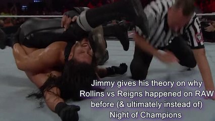JOB'd Out - Reigns vs Rollins BEFORE Night of Champions (wrestling commentary)