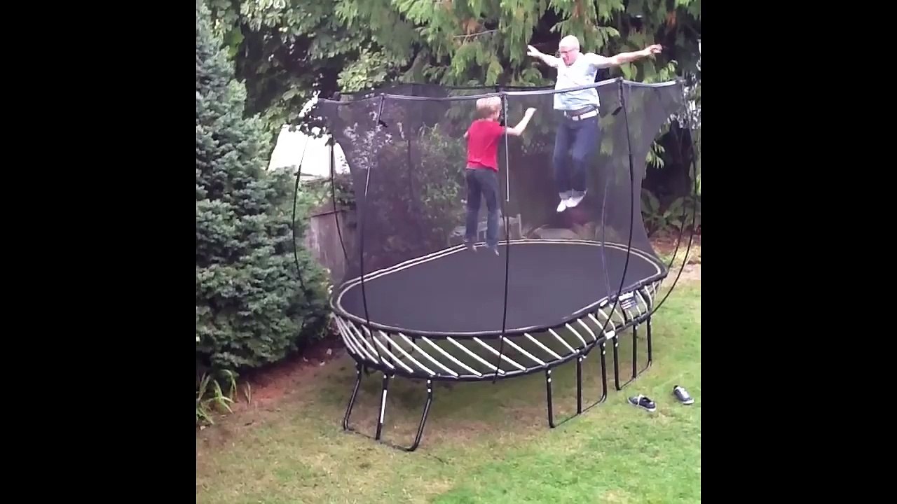 Epic Trampoline Fail!