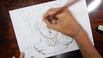 Speed Drawing- Goku SSJ (Dragon Ball Z)