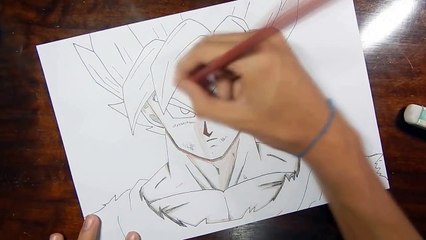Speed Drawing- Goku SSJ (Dragon Ball Z)