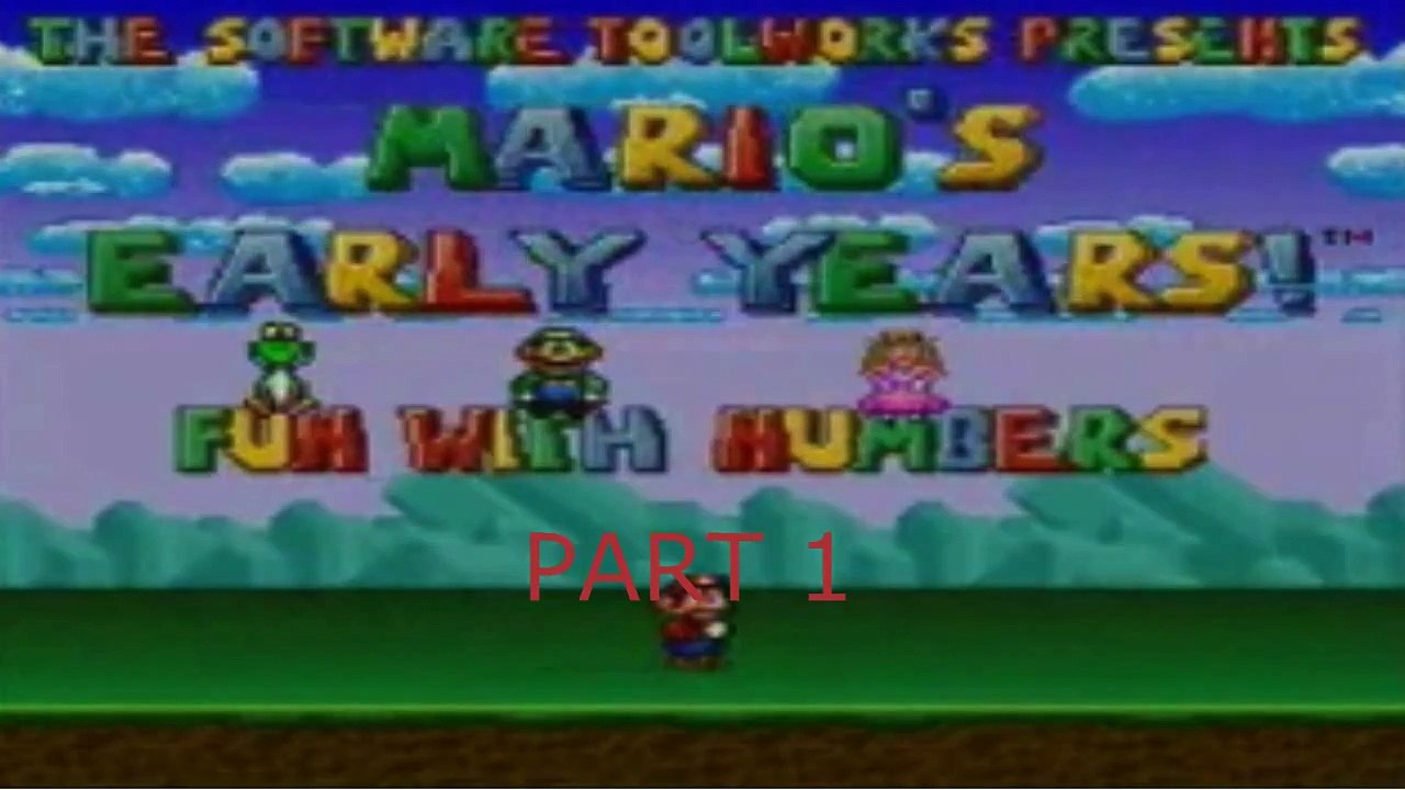 Lets Play - Marios Early Years Fun With Numbers (SNES) Part 1
