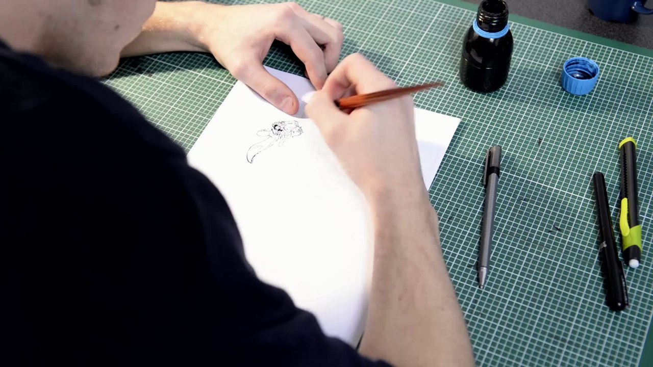 Timelapse "Le Portrait d'Esther"