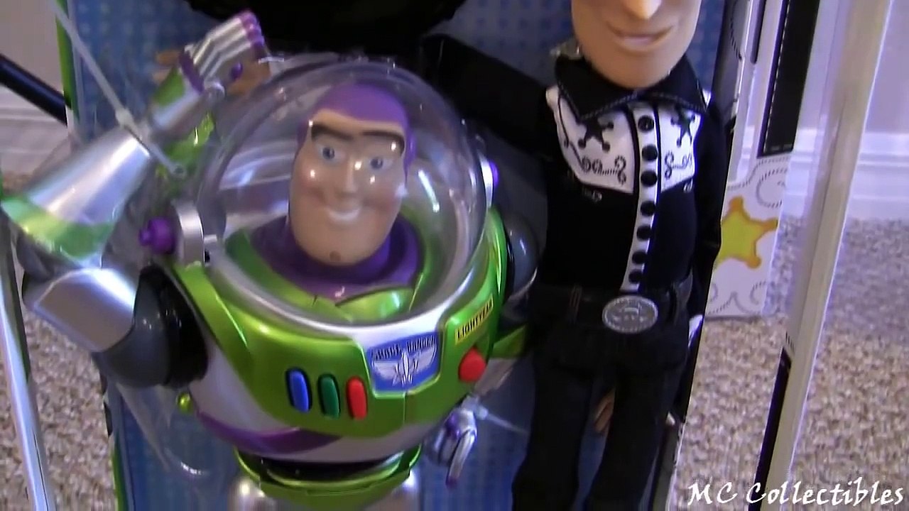 Talking Sheriff Woody in black cowboy costume Limited Edition Action Figure Disney Pixar toys