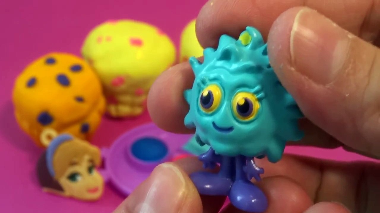 Play-Doh Muffin Surprise Eggs Minnie Mouse Moshi Monsters Princes Anna, Aolf!