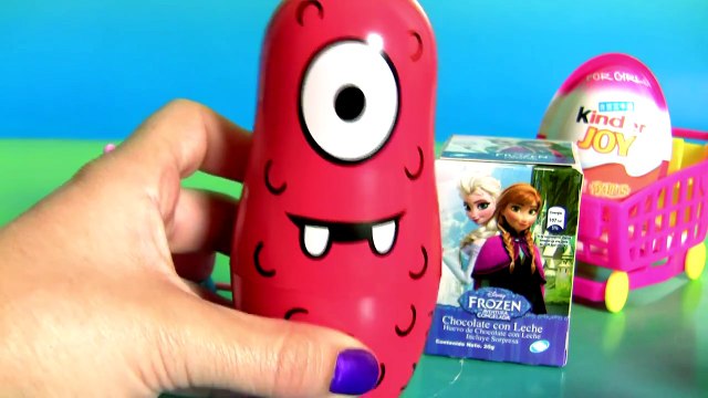 Yo Gabba Gabba Stacking Cups Kinder Surprise Eggs For Children Learn Colors with Nesting Toys MLP