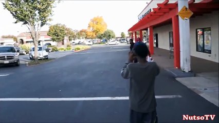 Spiderman Pillow Fight in the Hood - Funny Prank