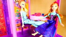 Frozen Anna Flies Barbie And The Secret Door Princess Castle Disney Elsa Doll House