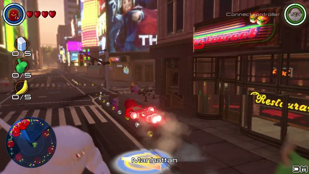 Lego Marvels Avengers How to Unlock Fin Fang Foom in Manhattan
