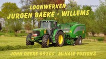 John Deere 6920S & McHale Fusion3 Jurgen Baeke Willems gras persen