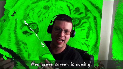 Blog: New Green Screen for my youtube!