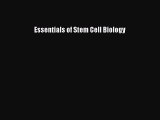 [PDF] Essentials of Stem Cell Biology Read Online