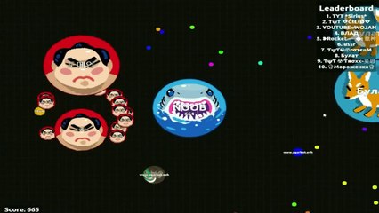 Agar.io gameplay | Playing As NOOB Using Shark Skin(Funny Moments) in Party mode| Funtage video #3